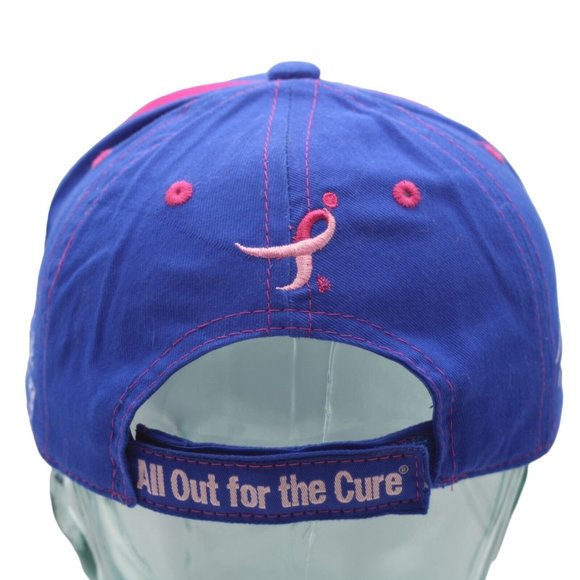 NAPA Racing Breast Cancer Susan G Komen Hat Cap Ron Capps Martin Truex Jr - Picture 5 of 9